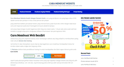 Desktop Screenshot of caramembuatwebsite.net