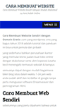 Mobile Screenshot of caramembuatwebsite.net